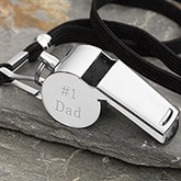 #1 Dad Personalized Whistle Gift For Dad - 22870