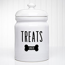 Good Dog Personalized Dog Treat Jar - 23066