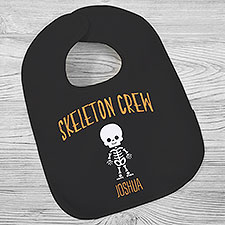 Skeleton Family Personalized Halloween Baby Bibs - 27709