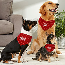 Puppy Heart Personalized Valentine's Day Dog Bandanas - 29310