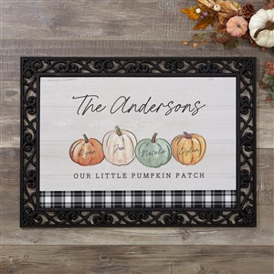 Personalized Doormats - Family Pumpkin Patch - 36370