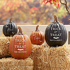 Spellbinding Stripes Personalized Pumpkins - 32037