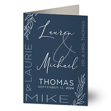 Elegant Couple Personalized Wedding Greeting Card  - 37824