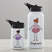 Ballerina philoSophie's® Personalized Double-Wall Vacuum Insulated Water Bottle  - 38405