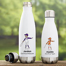 philoSophie's® Baseball Personalized Insulated Water Bottle  - 38407