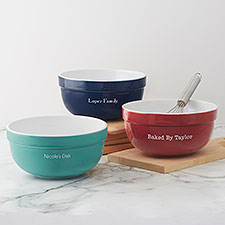 Classic Personalized Ceramic Serving Bowl  - 41161