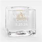 Orrefors Engraved Wedding Ice Cube Votive - 42110