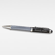 Personalized Graduation Black Stylus Ball-Point Pen - 42210