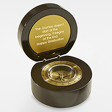 Engraved Graduation Message Navigator Desk Compass - 42365