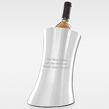 Engraved Message Stainless Steel Wine Chiller - 42458