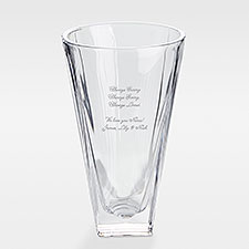 Etched Message Vase for Grandma - 42589