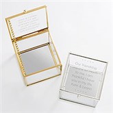  Engraved Friendship Glass Jewelry Box - 42637