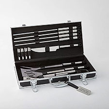 Engraved BBQ Tools & Case 13 Piece Set - 42699