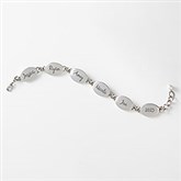 Engraved Linked Bracelet For Mom - 42835