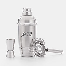 Engraved Lenox "Tuscany" Monogram Cocktail Shaker Set   - 44191