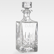 Engraved Monogram Pineapple III Cut Crystal Decanter      - 46038