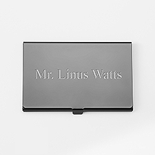 Engraved Business Card Case - 46134