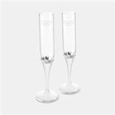 Wedgwood Vera Wang Infinity Toasting Flute Pair     - 47206