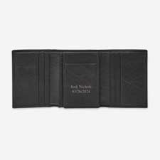 Fossil Black Neel Trifold Wallet      - 47738