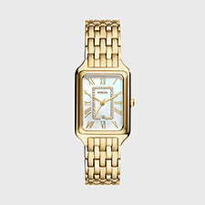 Engraved Fossil Raquel Large Gold Watch  - 48192