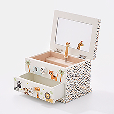 Engraved Safari Musical Jewelry Box   - 48476