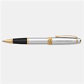 Engraved Cross Bailey Chrome & 23 Karat Gold Rollerball Pen    - 49496