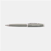 Engraved Cross Coventry Gunmetal Grey & Chrome Ballpoint Pen   - 49883