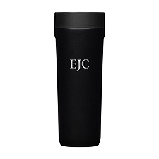 Engraved Corkcicle Monogram 17oz. Commuter Cup in Black Matte - 49938