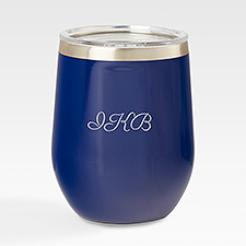 Engraved Corkcicle Monogram 12oz Stemless Tumbler   - 50007