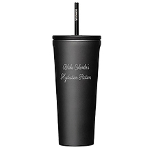 Engraved Corkcicle 24oz Cold Cup with Straw in Ceramic Slate     - 50226