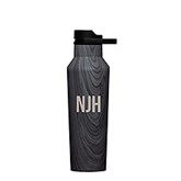 Engraved Corkcicle Monogram 20oz Sport Bottle in Burnt Wood   - 50332