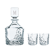 Etched Nachtmann Sculpture Whisky Set   - 50384