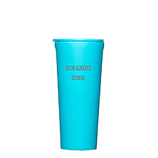 Engraved Corkcicle 24oz Large Tumbler in Capri Blue    - 50601