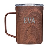 Engraved Corkcicle Monogram 16oz Insulated Mug in Walnut   - 50616