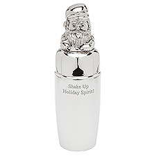 Engraved Santa Cocktail Shaker   - 50619