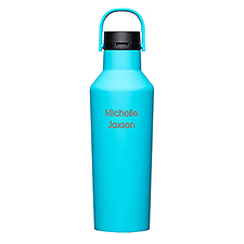 Engraved Corkcicle 32oz Sport Bottle in Capri Blue   - 50644