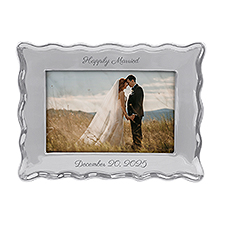 Engraved Mariposa Wavy 4x6 Frame  - 50675