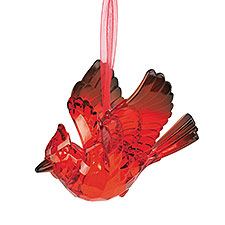 Memorial Acrylic Cardinal Ornament  - 51201