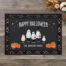 Ghost Family Personalized Halloween Doormats - 51869