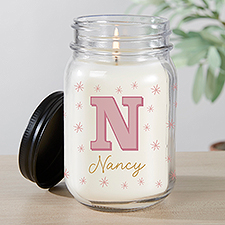 Personalized Snowflake Mason Jar Candle for Kittenish by Jessie James Decker   - 52513