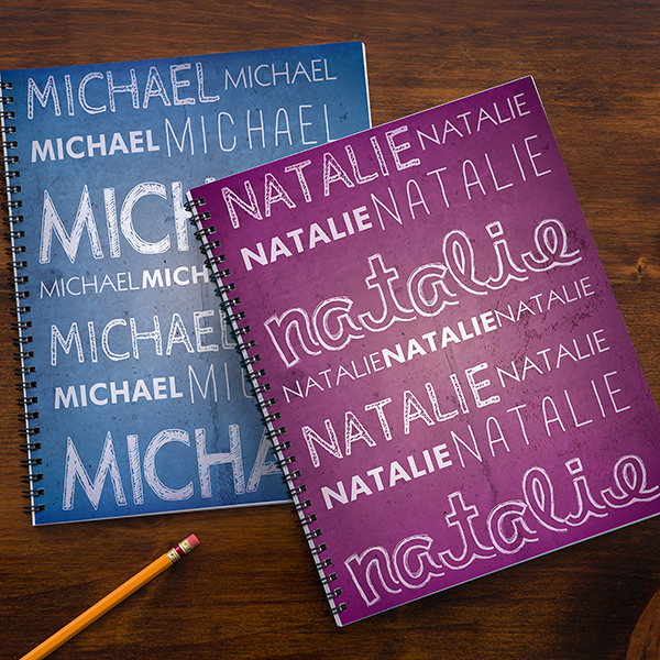 Personalized Notebooks - Custom Name - 13286