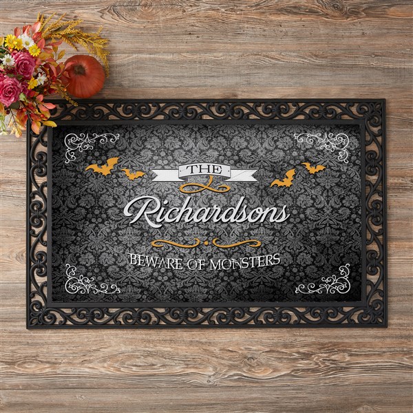 Personalized Doormats - Haunted Halloween - 14749