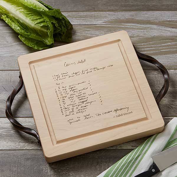 Handwritten Recipe Engraved Cutting Boards - 18729D