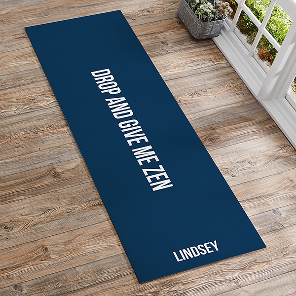 Custom Yoga Mats - Add Any Text - 18982