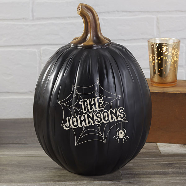 Personalized Pumpkins - Spiders & Spiderwebs - 21608