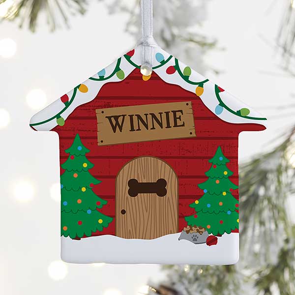 Good Dog! Personalized Dog House Ornament - 21698