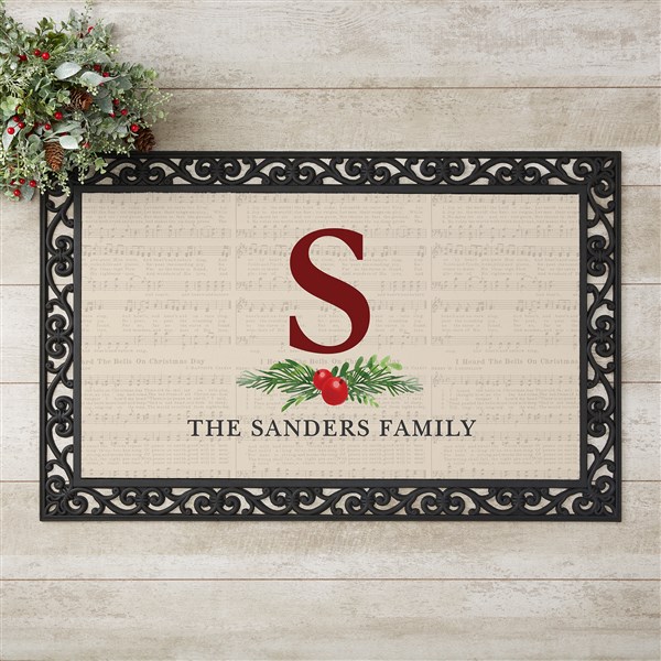 Nostalgic Noel Personalized Christmas Doormats - 21865