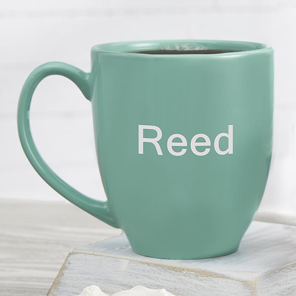 Personalized Bistro Mugs - Name, Monogram, Initial - 24832