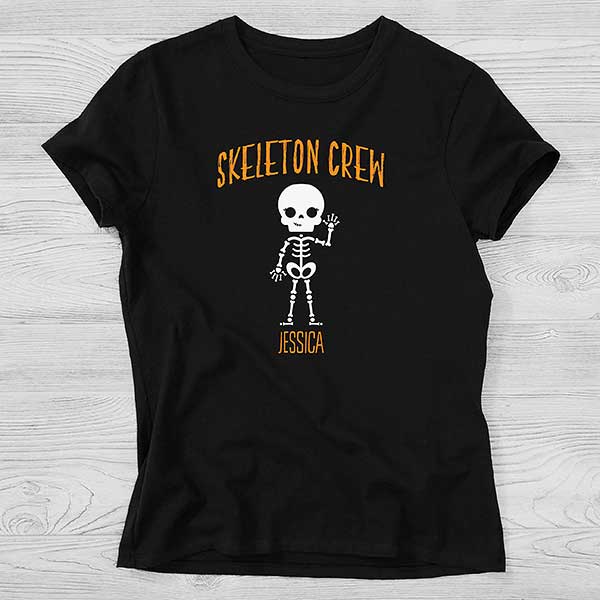 Skeleton Family Personalized Halloween Women's Shirts - 27706