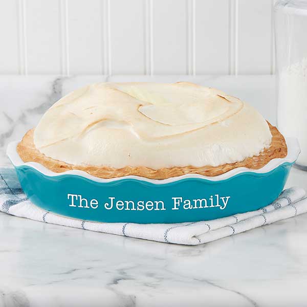 Personalized Classic Ceramic Pie Dish - 27762